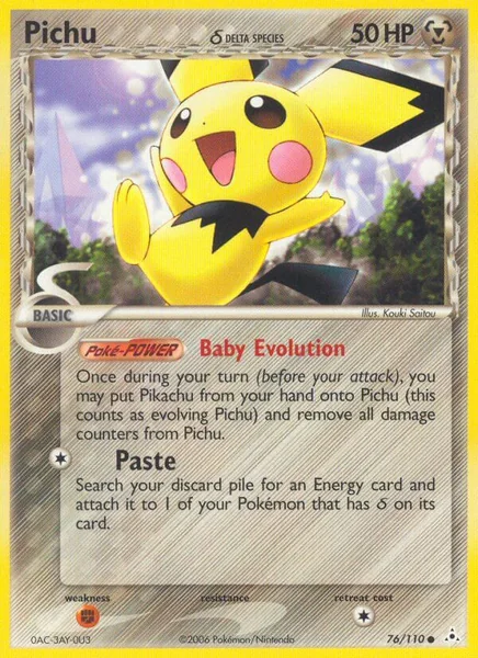 Pichu card image