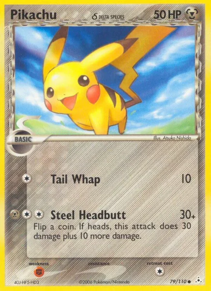 Pikachu card image