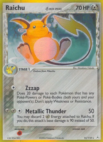 Raichu card image