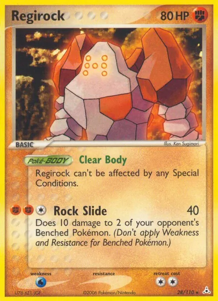 Regirock card image