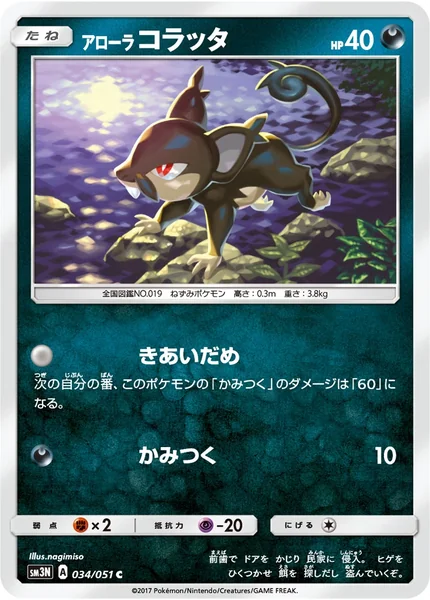 Alolan Rattata card image