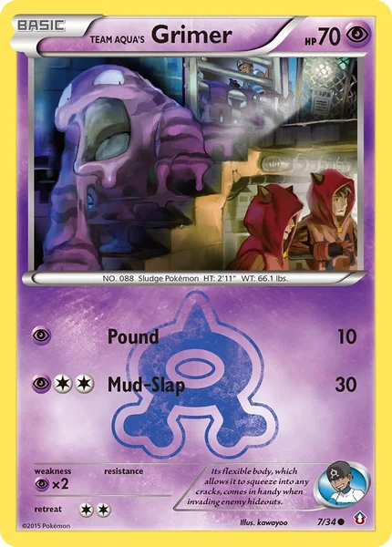 Team Aqua's Grimer card image