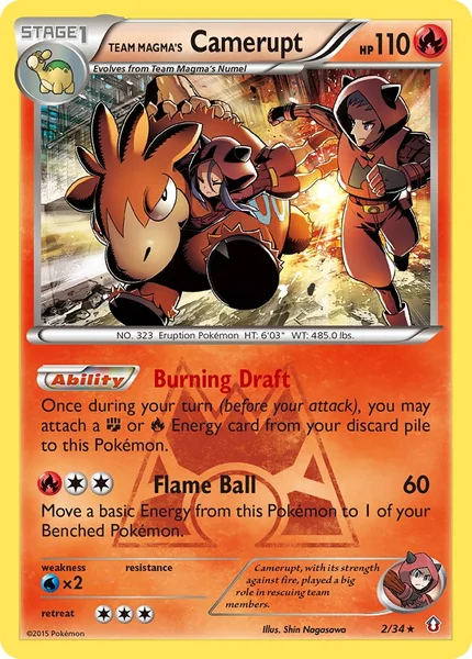 Team Magma's Camerupt card image