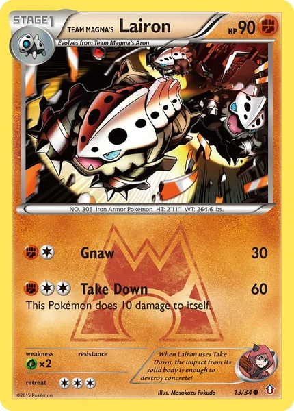 Team Magma's Lairon card image
