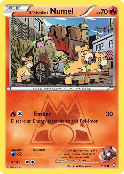 Team Magma's Numel card image