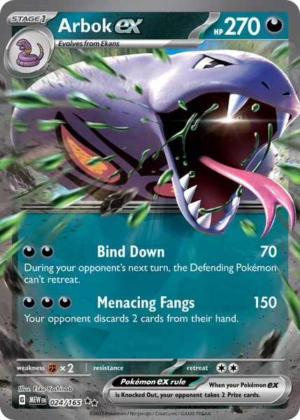 Arbok EX card image