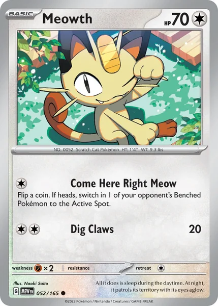 Meowth card image