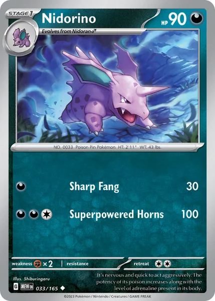 Nidorino card image