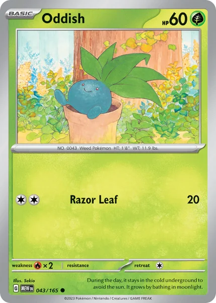 Oddish card image