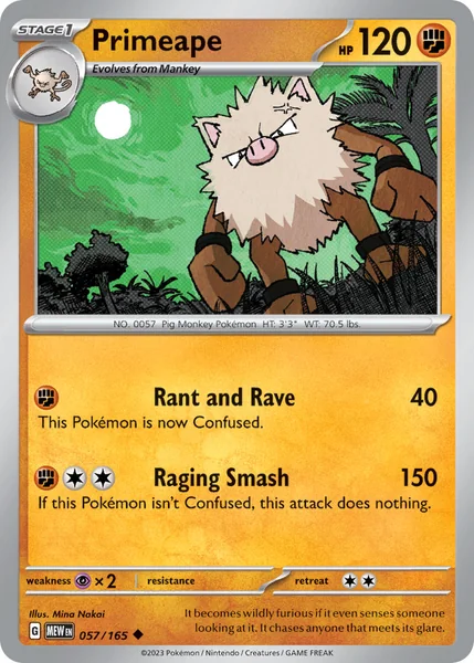 Primeape card image