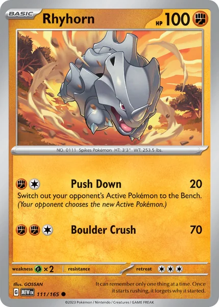 Rhyhorn card image