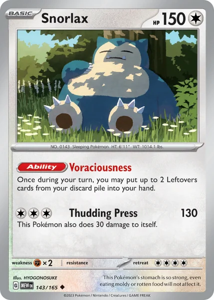 Snorlax card image