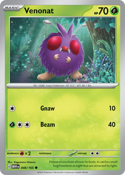 Venonat card image