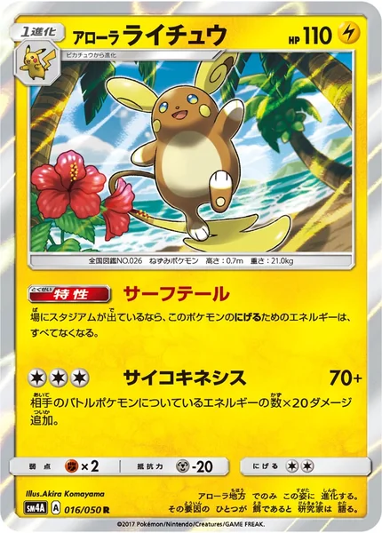 Alolan Raichu card image
