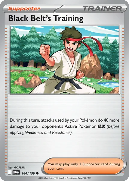 Black Belt's Training card image