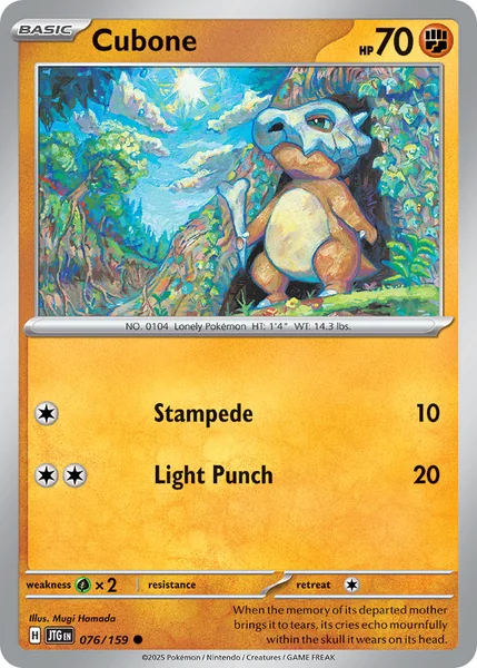 Cubone card image