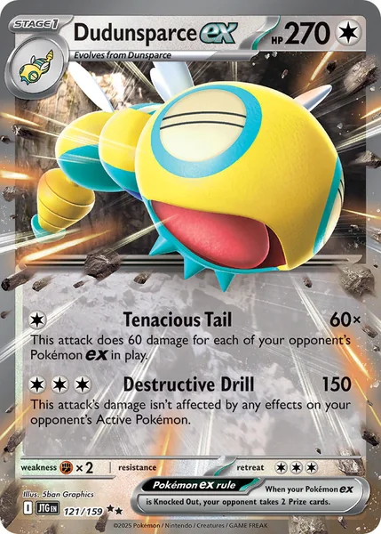 Dudunsparce ex card image
