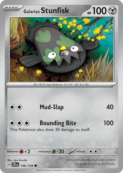 Galarian Stunfisk card image