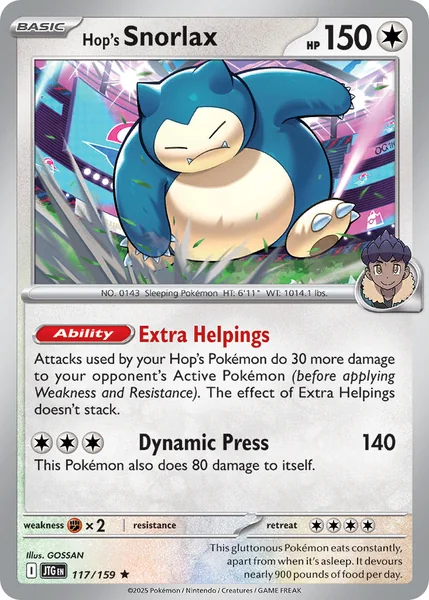 Hop's Snorlax card image