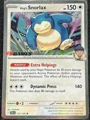 Hop's Snorlax card image