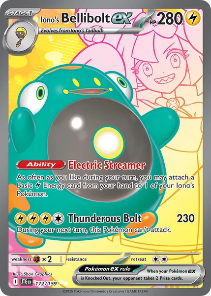 Iono's Bellibolt Ex card image