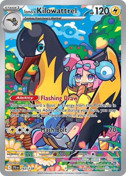 Iono's Kilowattrel card image