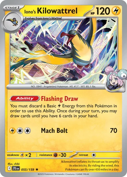 Iono's Kilowattrel card image