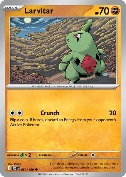 Larvitar card image