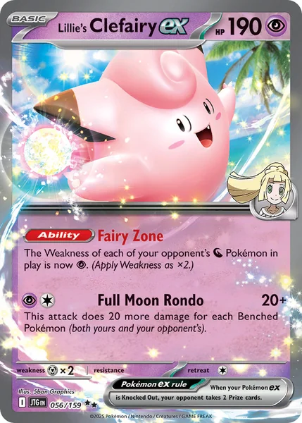 Lillie's Clefairy ex card image