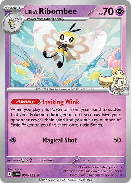 Lillie's Ribombee card image