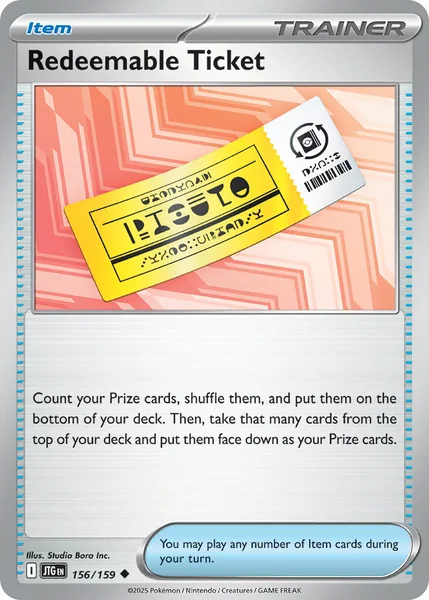 Redeemable Ticket card image
