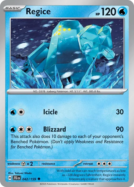 Regice card image