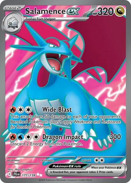 Salamence ex card image