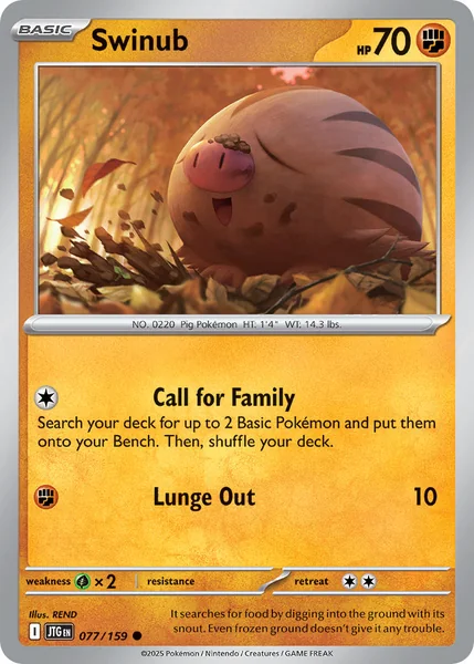 Swinub card image
