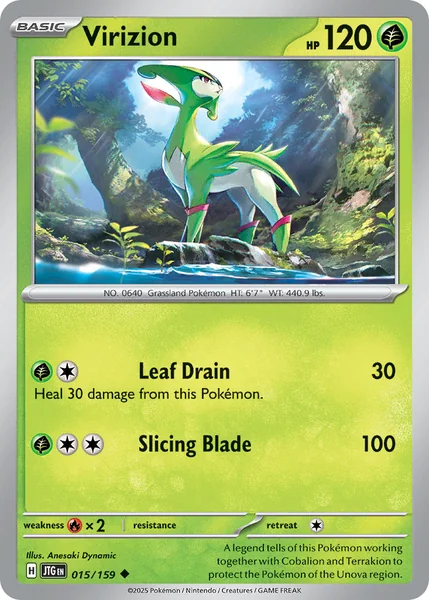 Virizion card image