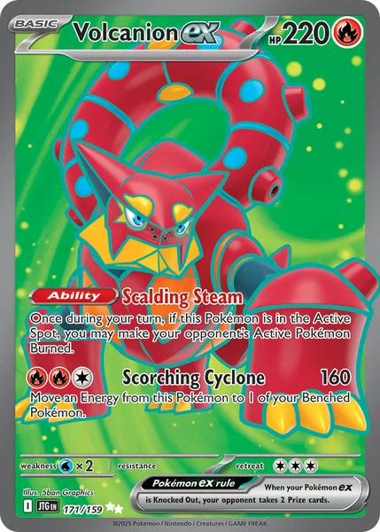Volcanion ex card image