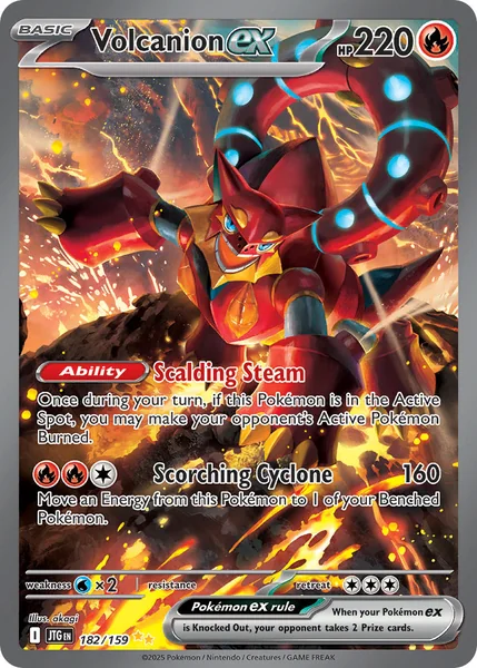 Volcanion ex card image
