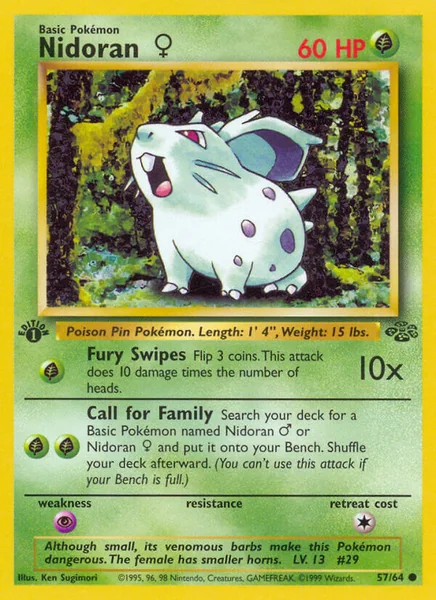 Nidoran card image