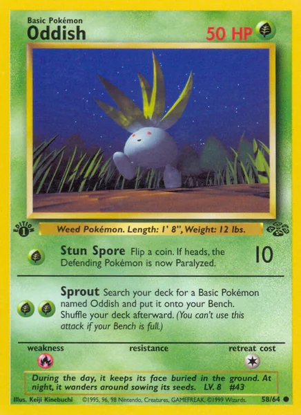 Oddish card image