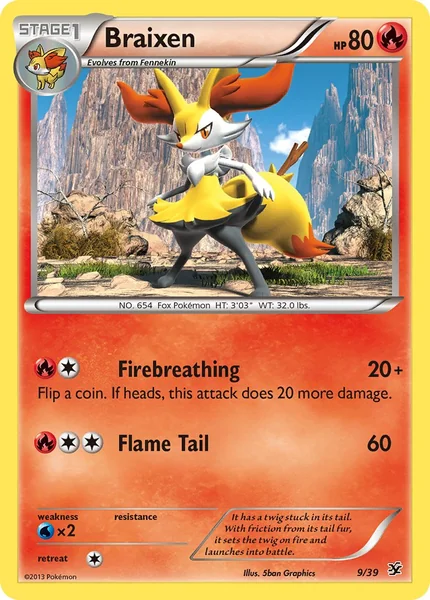 Braixen card image