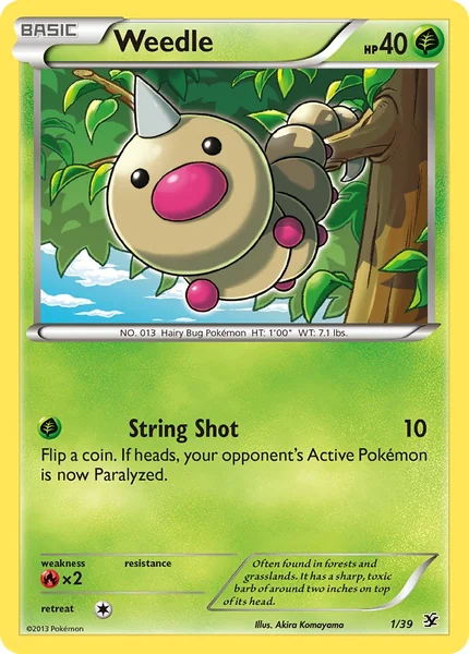 Weedle card image