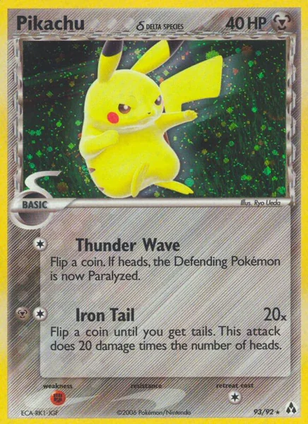 Pikachu card image