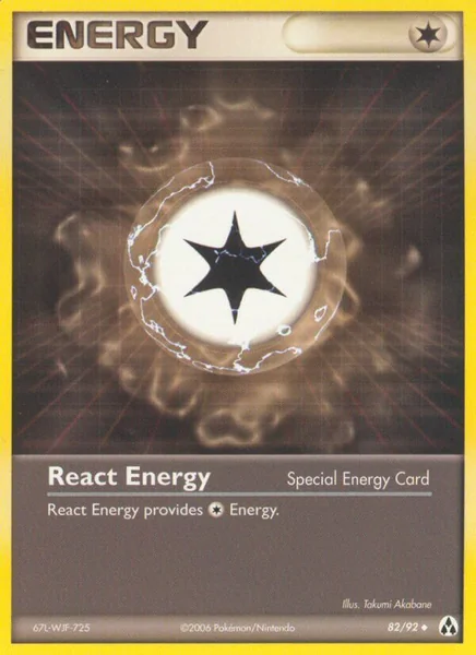React Energy card image