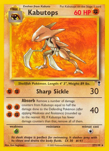 Kabutops card image