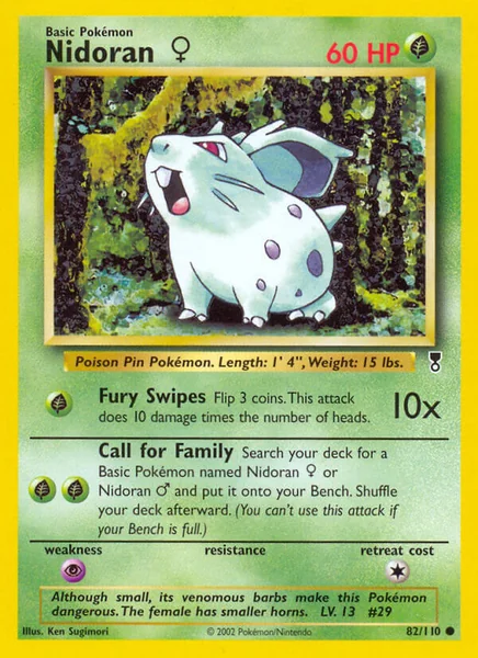 Nidoran card image