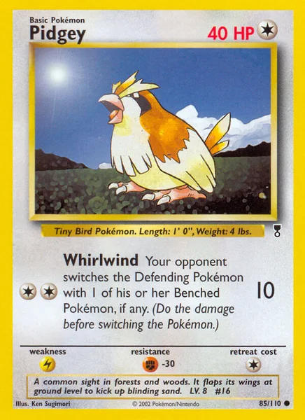 Pidgey card image