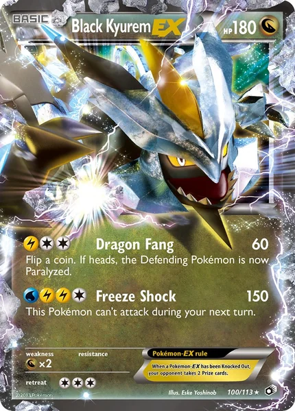 Black Kyurem EX card image