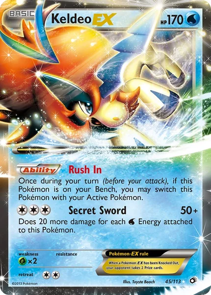 Keldeo EX card image