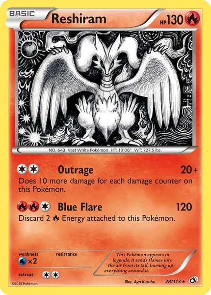 Reshiram card image