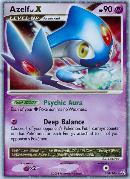 Azelf LV. X card image